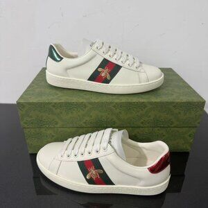 Gucci Women's Ace Bee Embroidered Sneakers